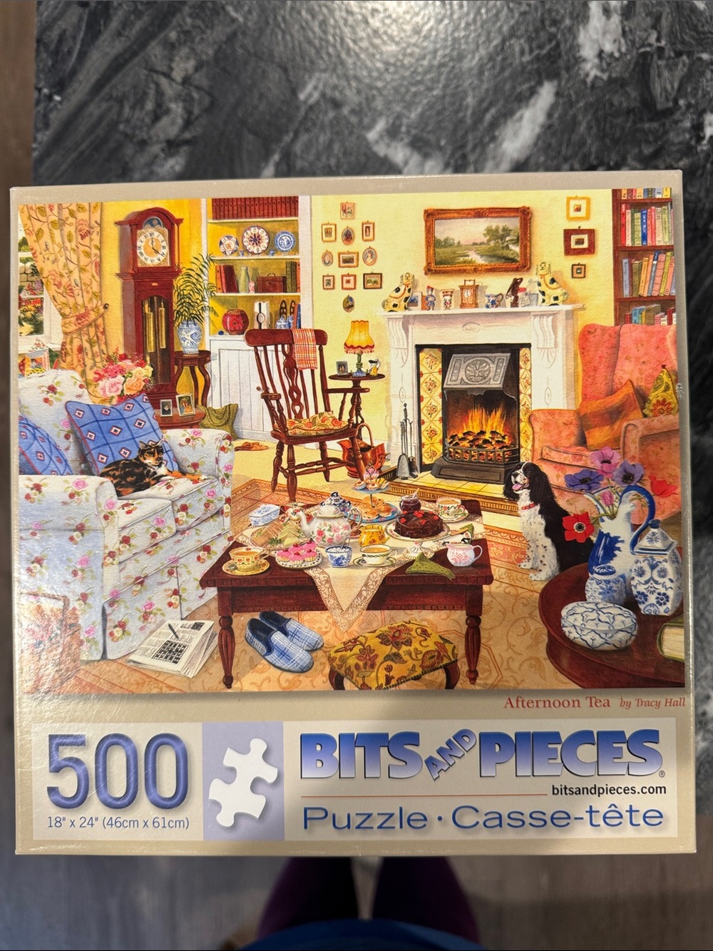 Bits and Pieces 500-Piece Afternoon Tea Jigsaw Puzzle – Multicolor